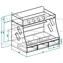 Модульная детская комната Дельта 15 Модульная детская комната Дельта 15