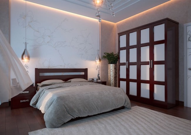 Кровать Парма из бука, из ясеня Кровать Парма из бука, из ясеня