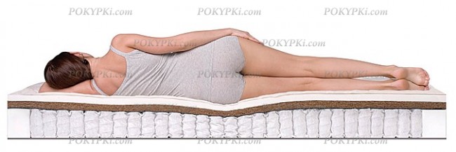 Среднежесткий матрас