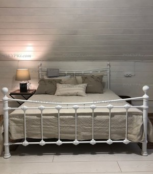 Двуспальная металлическая кровать Эльда