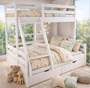 Двухъярусная кровать Спартак с разными местами Двухъярусная кровать Спартак с разными местами