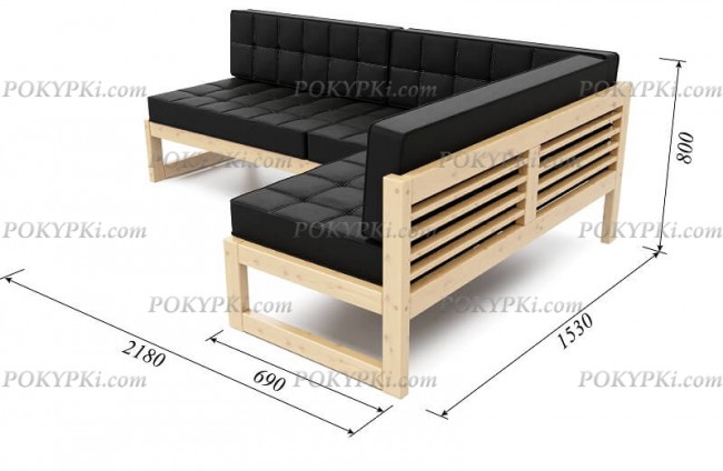 Угловой диван Сега