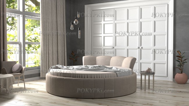Круглая кровать Жемчужина