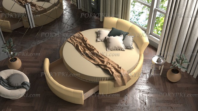 Круглая кровать Жемчужина