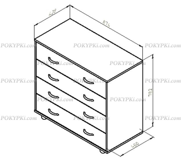 Комод Дельта 25 Комод Дельта 25