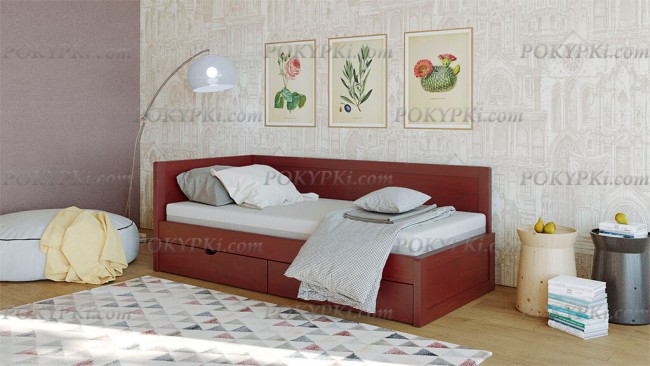 Угловая кровать Лунара