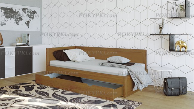 Угловая кровать Лунара