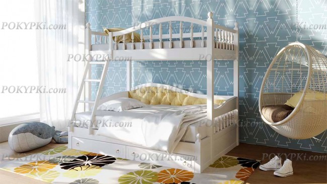 Двухъярусная кровать Никки 3 Двухъярусная кровать Никки 3