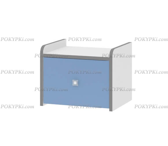 Прикроватная тумбочка Дельта Сильвер 24.04